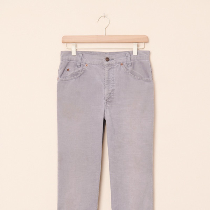 Vintage Levi’s Light Grey Corduroy Pants