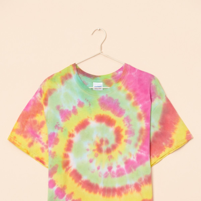 Vintage Tie-Dye Corkscrew Tee