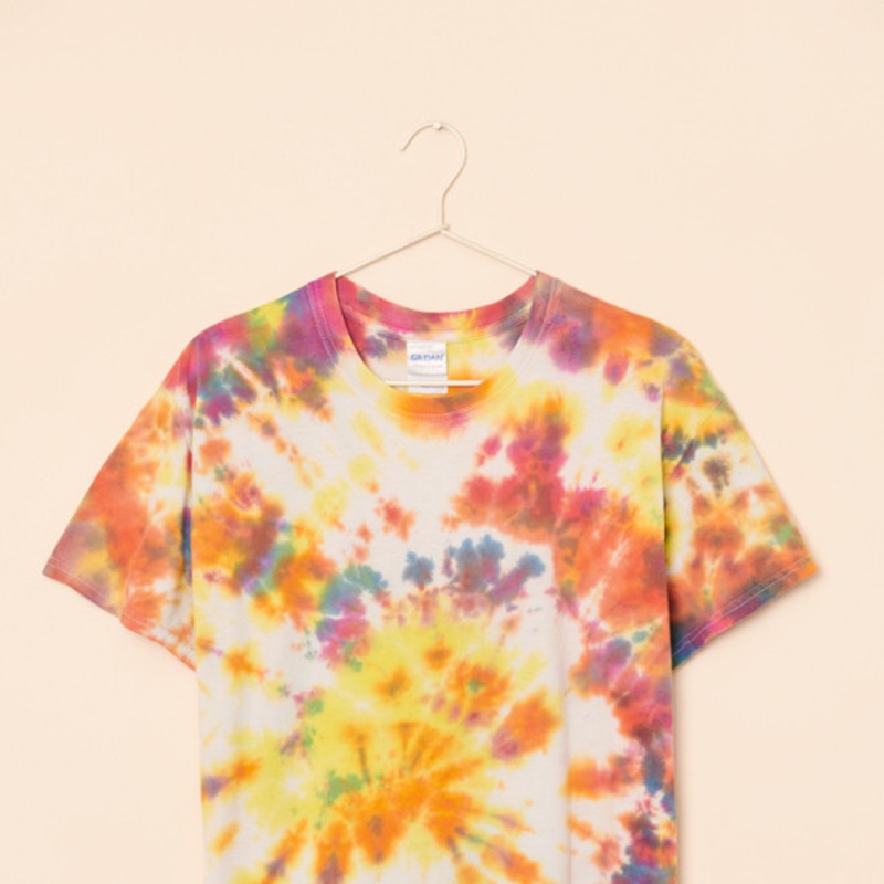 Vintage Tie-Dye Distressed Detail Tee