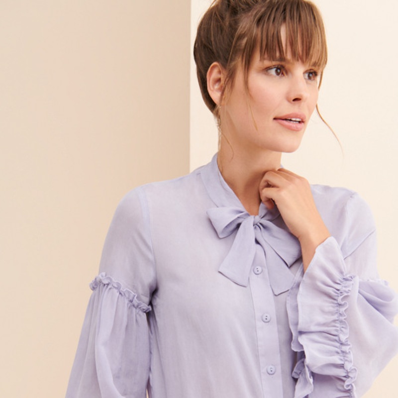 Ziggy Tie-Neck Blouse