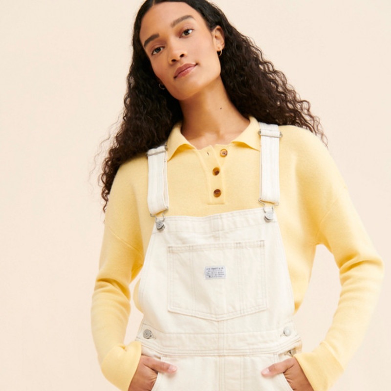 Cuffed Short Overalls