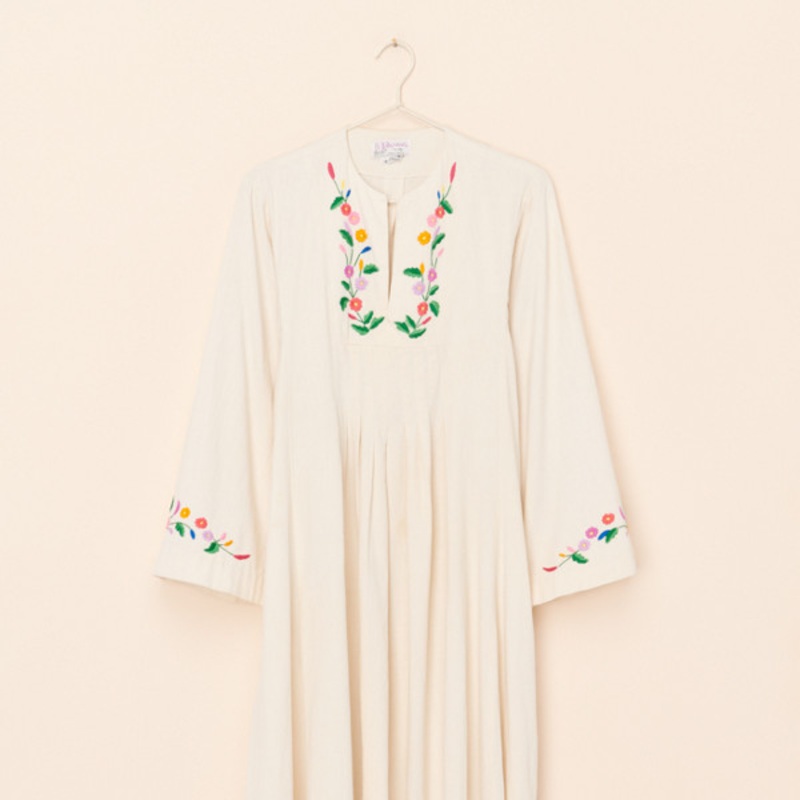 Vintage Embroidered Mexican Tunic