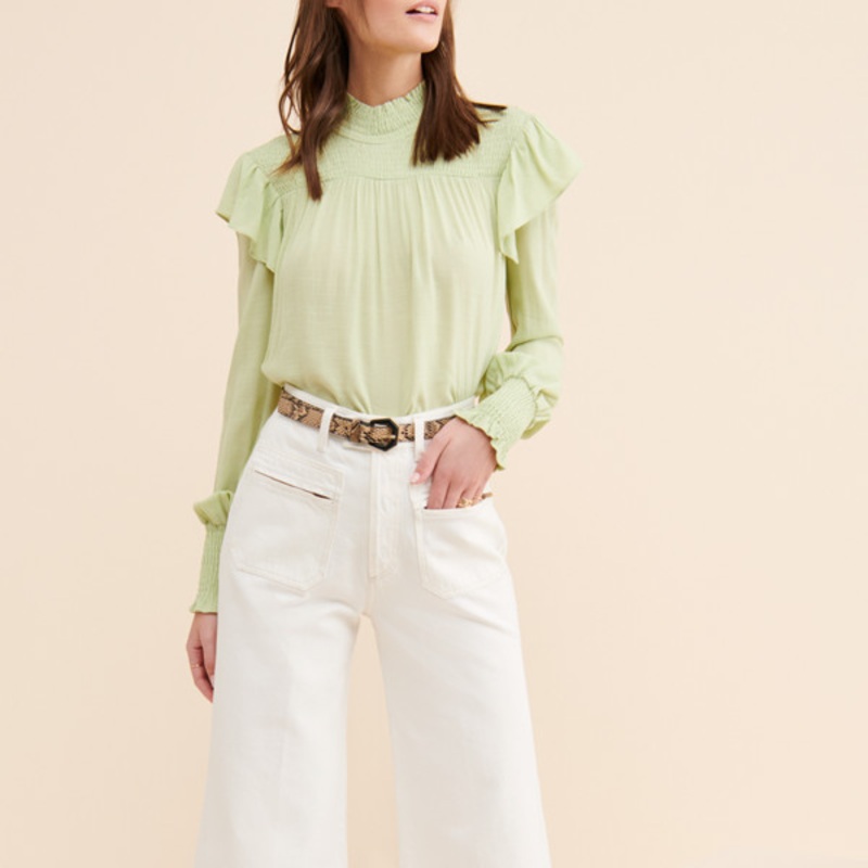 Zellie High-Rise Wide-Leg Jeans