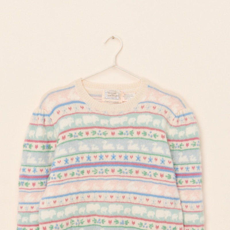 Vintage Farm Animal Pullover