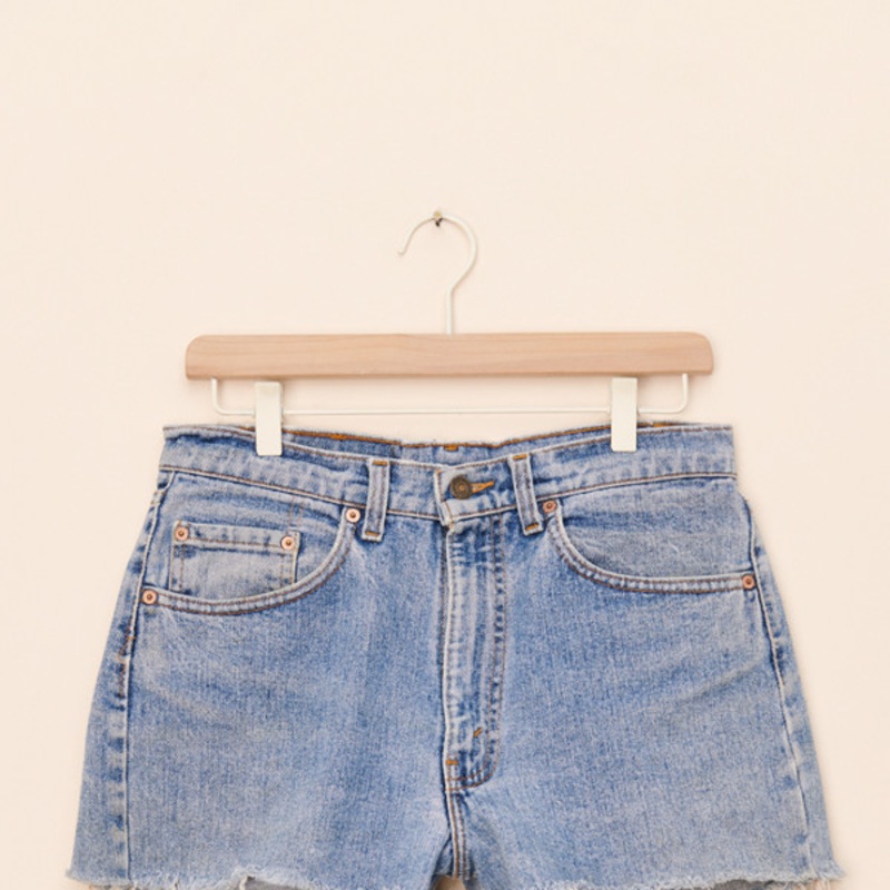 Vintage Levi’s Fringe Denim Shorts