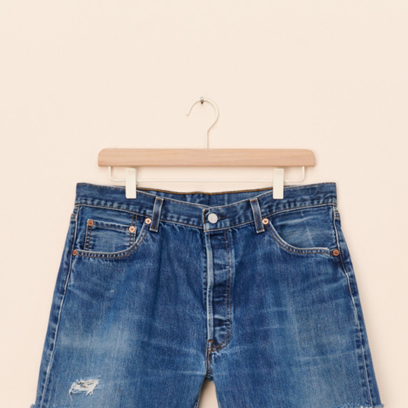 Vintage Levi’s Medium Blue Cut-off Shorts