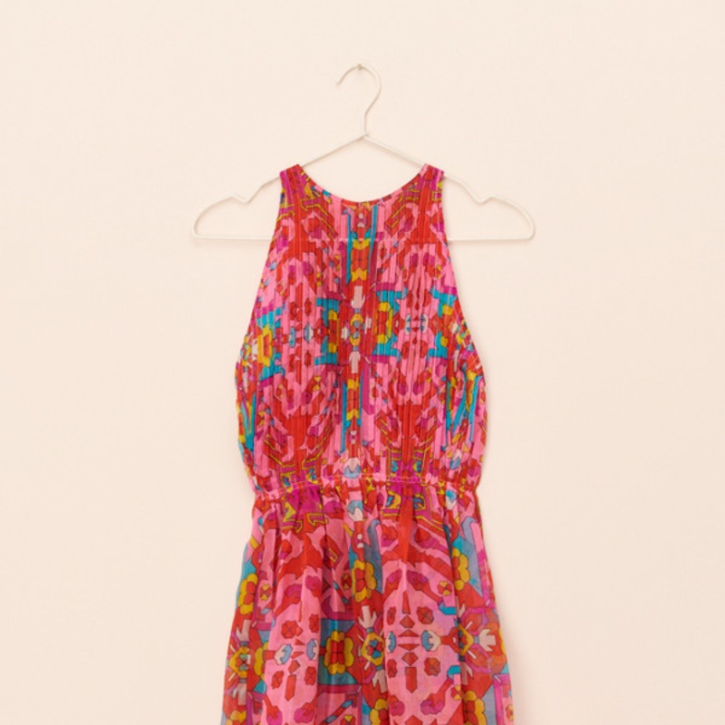 Vintage Organdy Midi Dress