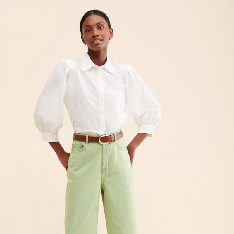 High Waisted Balloon Leg Jeans