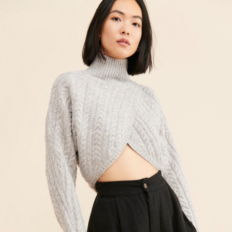 Amelia Cross Front Sweater