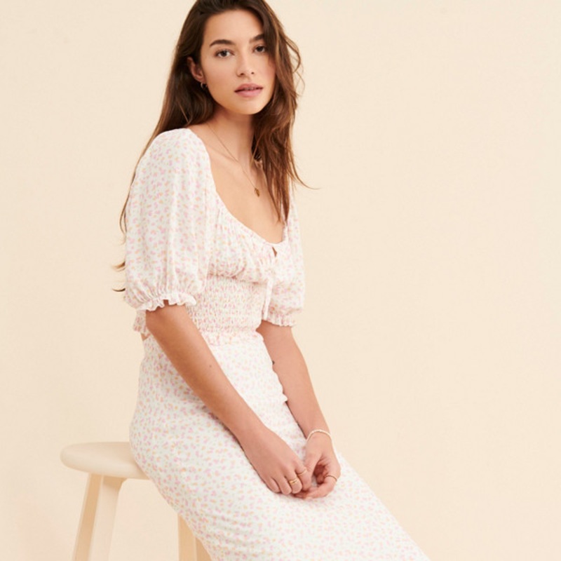 Audrey Floral Maxi Skirt