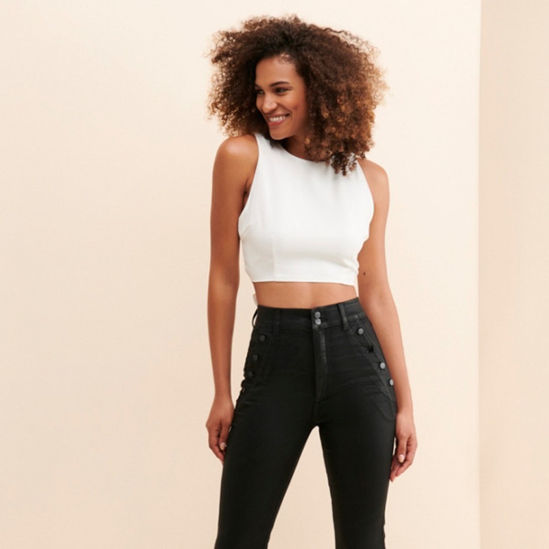 Georgia Coated Bootcut Jeans