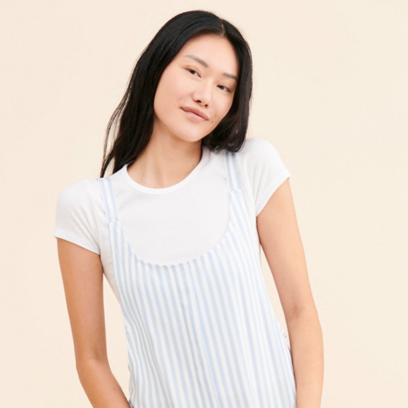 Gracie Striped Romper