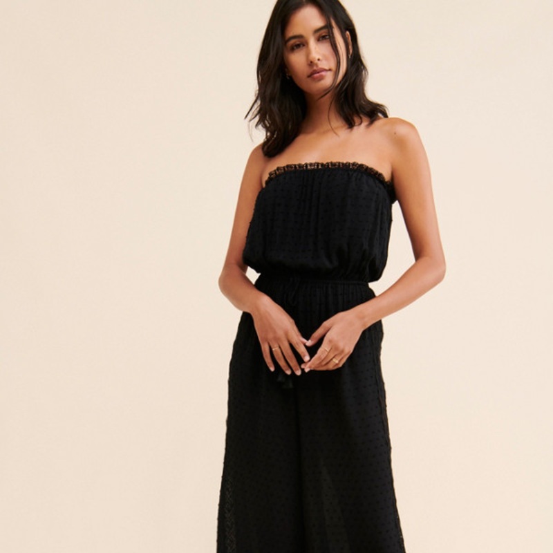 Jaden Swiss Dot Jumpsuit