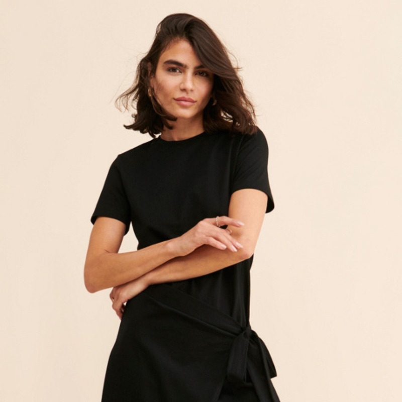 Wrap T-Shirt Dress