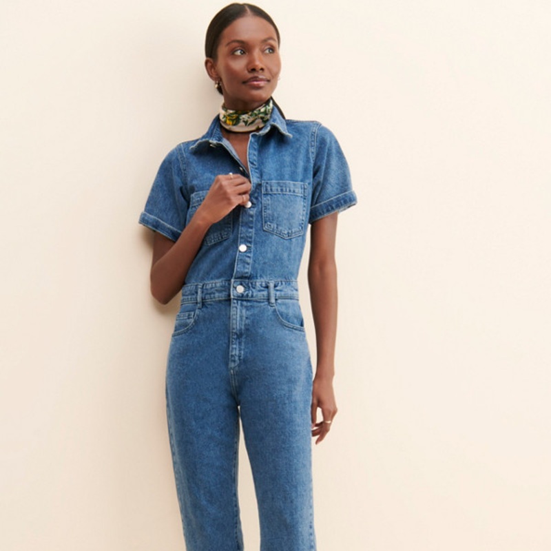 Hannah Denim Coveralls