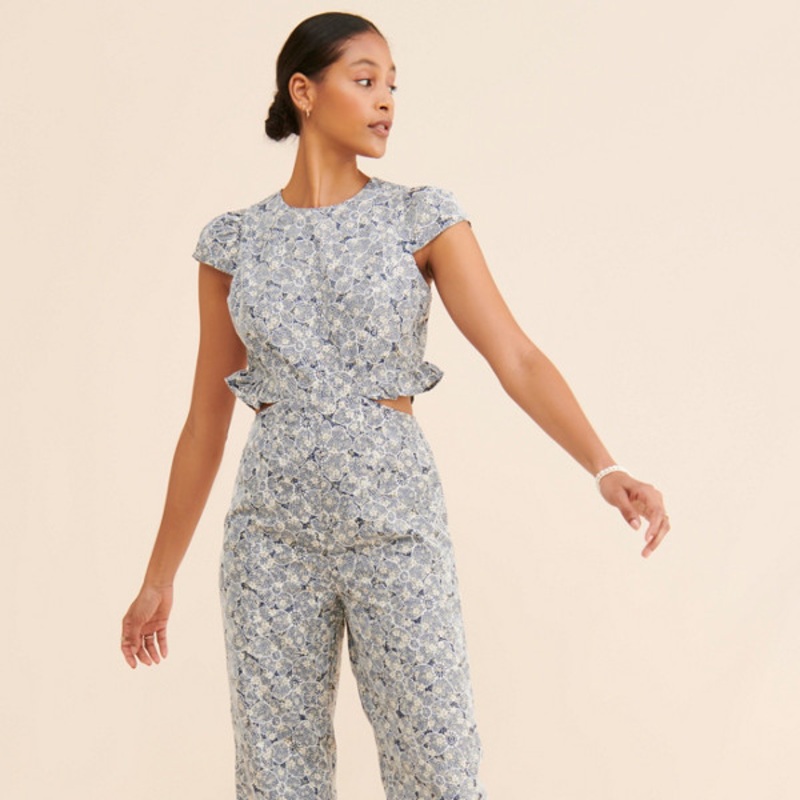 Helena Floral Jumpsuit