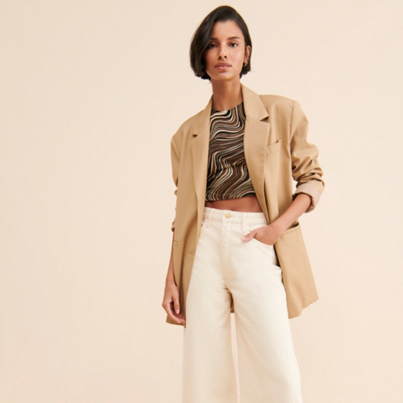 High Rise Cropped Jeans