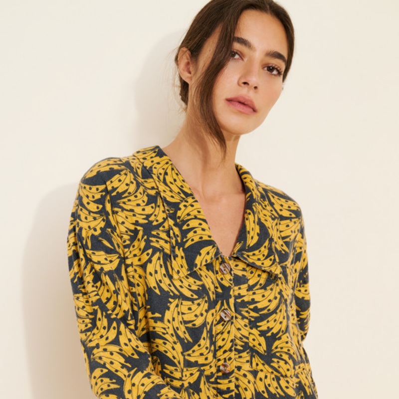 Spotted Banana Romper