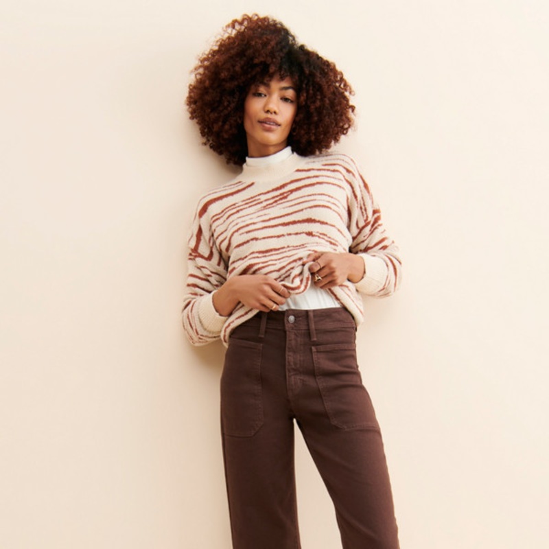 High Rise Utility Jeans