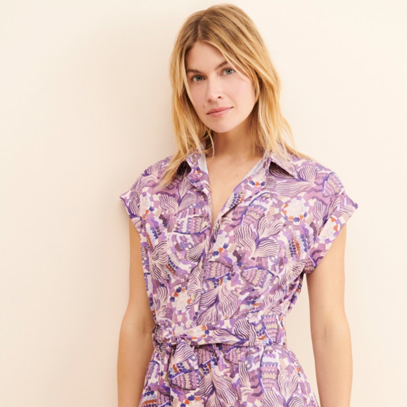 Marcia Printed Romper