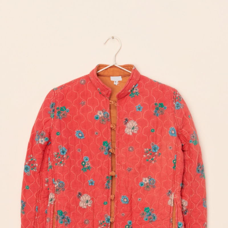 Vintage Floral Quilted Jacket