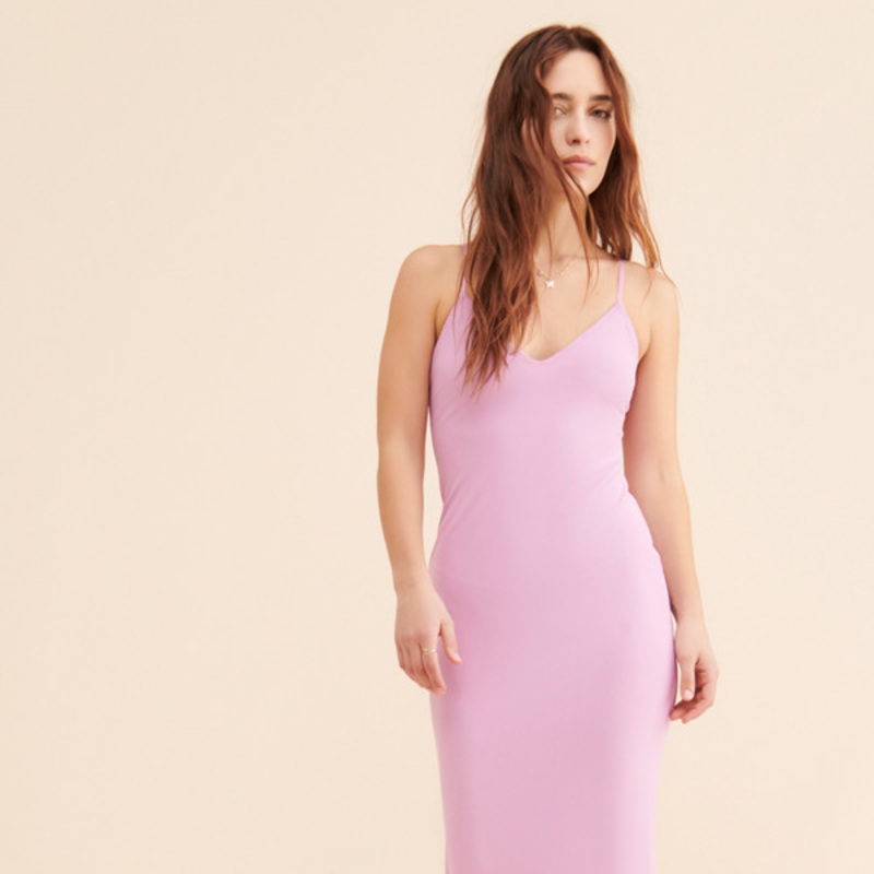 Amina Mesh Midi Dress