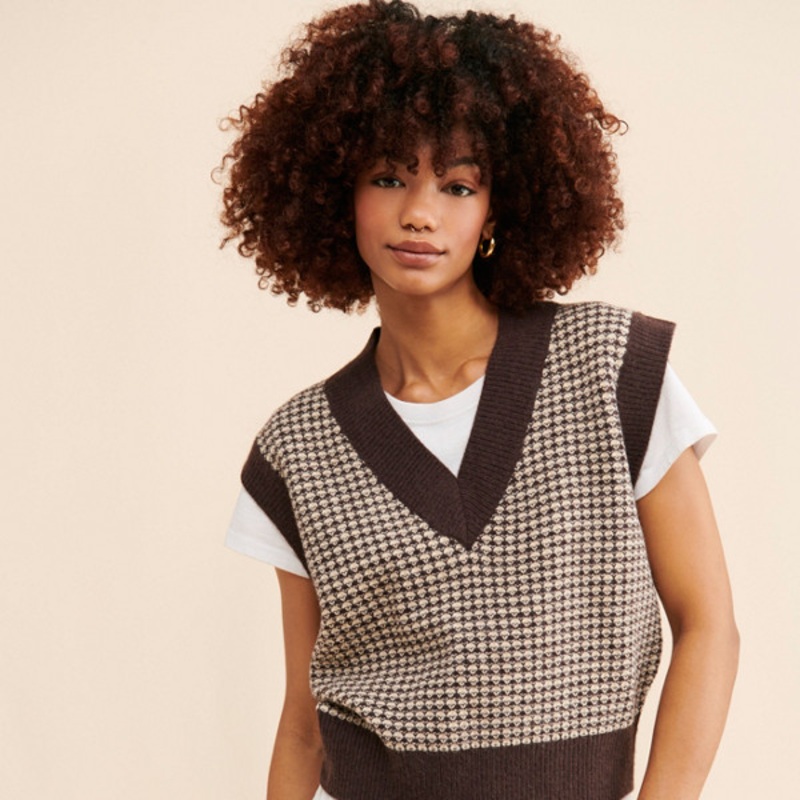 Geometric Vest