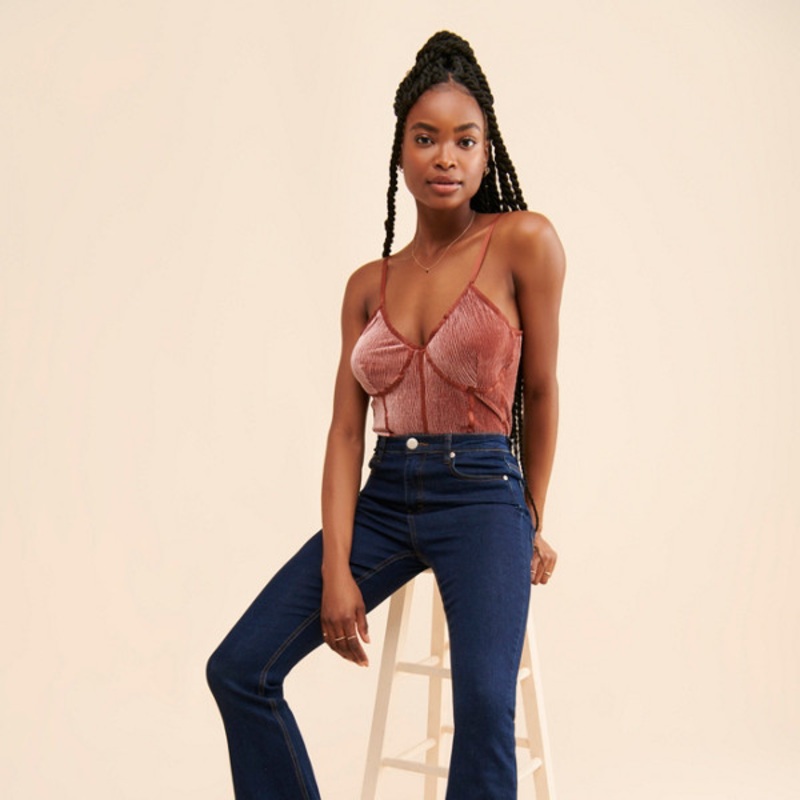 High Waisted Flare Jeans