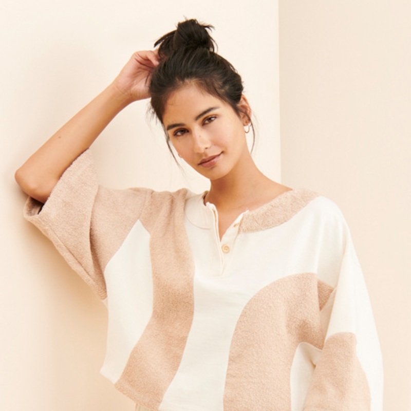 Terry-Towel Pullover