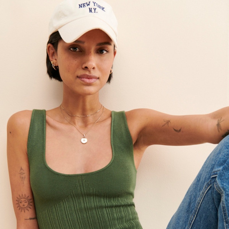 Emilia Ribbed Sweater Tank