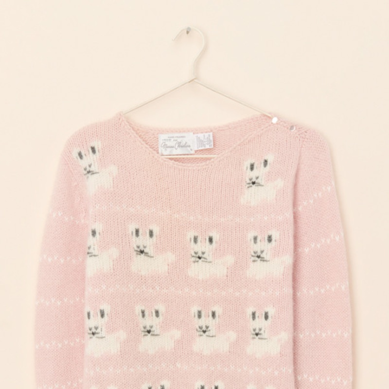Kids Vintage Marisa Christina Bunny Pullover