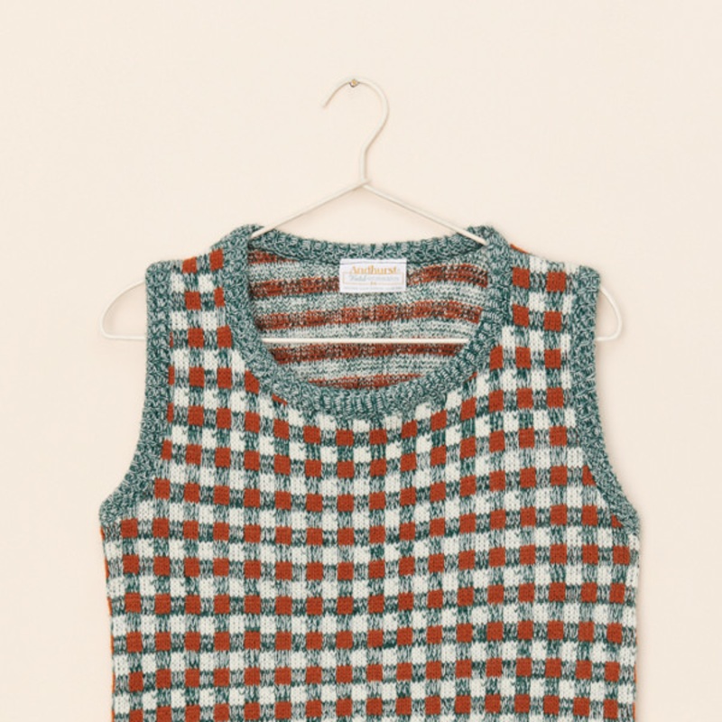 Vintage Andhurst Check Sweater Vest