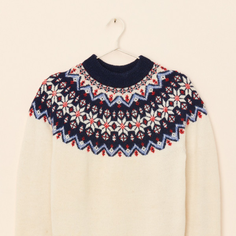 Vintage Fairisle Handmade Pullover