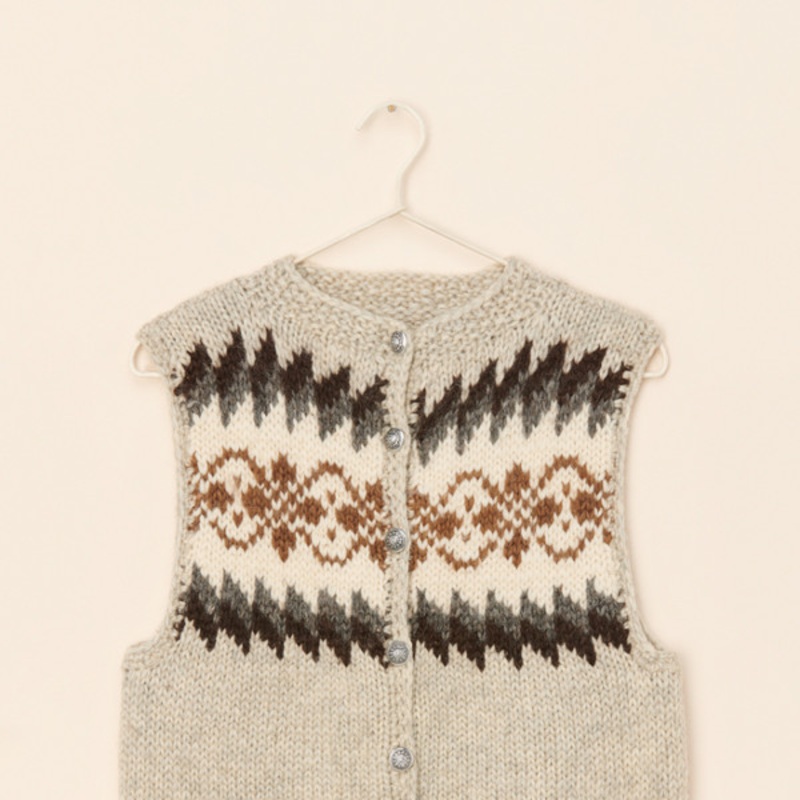 Vintage Hilda Icelandic Wool Vest