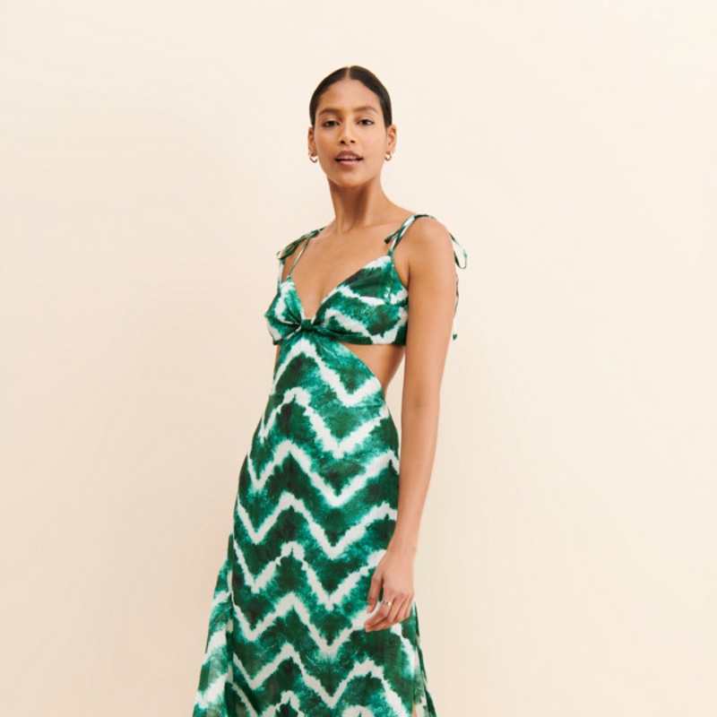 Zigzag Cut Out Dress
