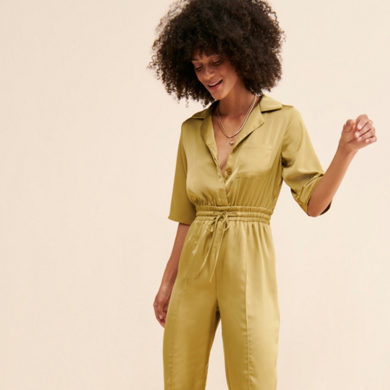 Bethan Satin Coveralls