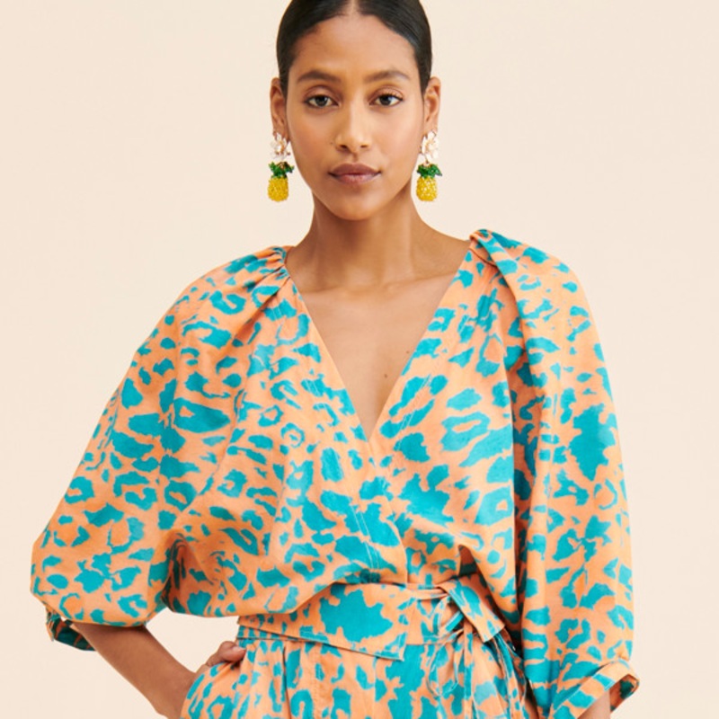 Linnea Leopard Romper