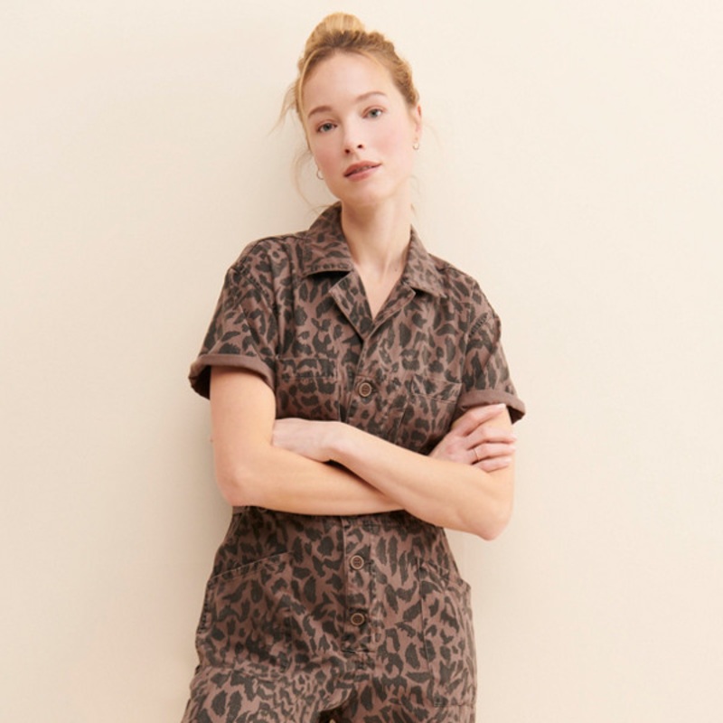 Grover Leopard Coveralls