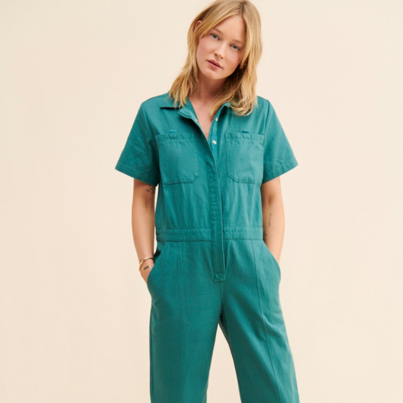 Twill Frayed Coveralls