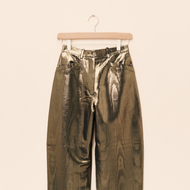 Vintage Gold Metallic Pants