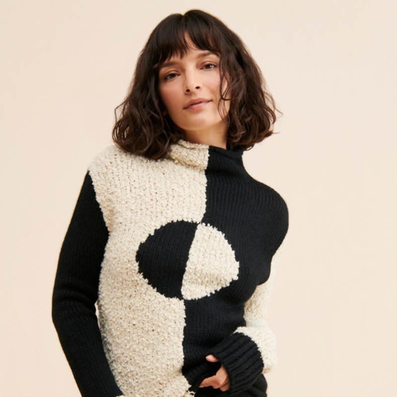 Black & White Cookie Sweater