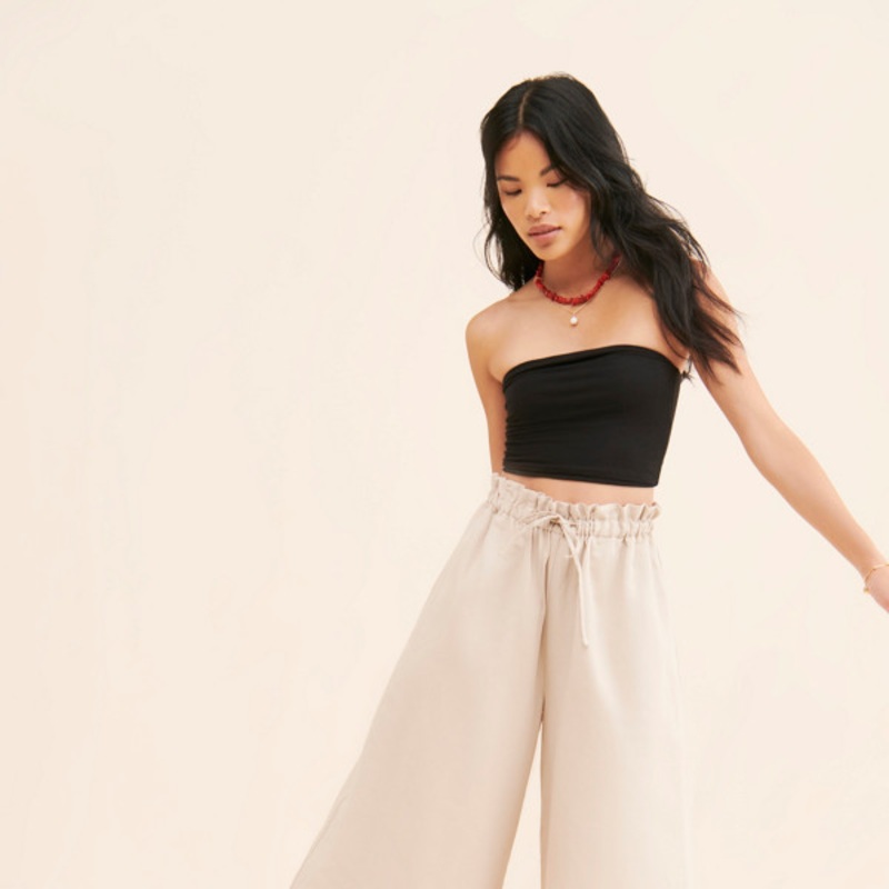Heather Wide Leg Pants