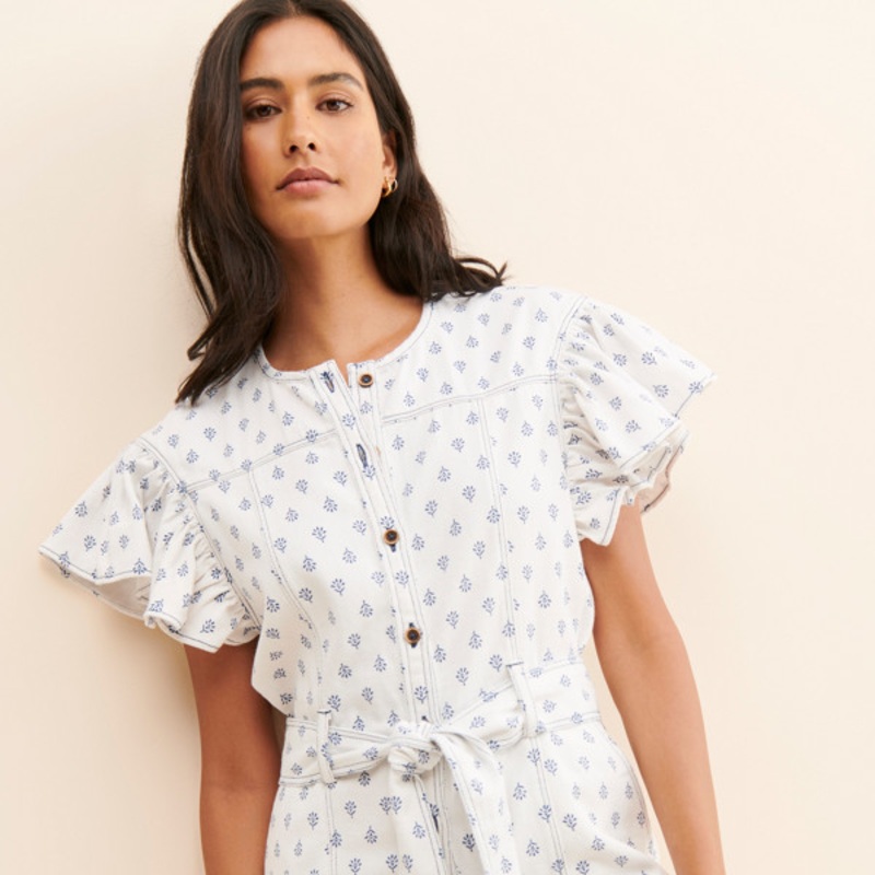 Lydia Printed Romper