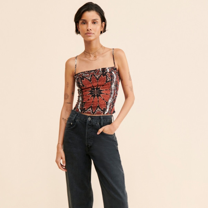 Tapered High-Rise Baggy Jeans