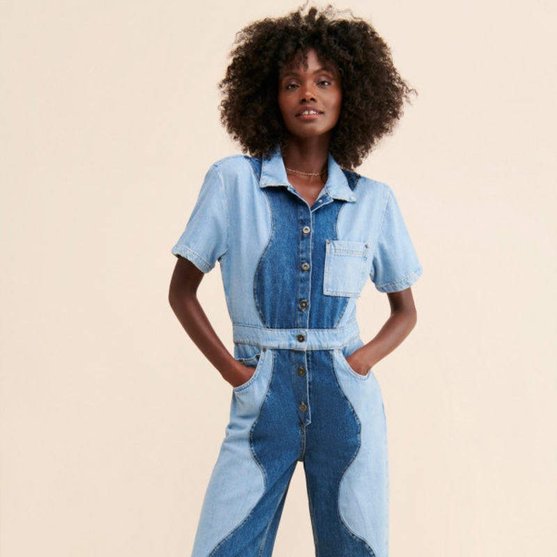 Wavy Printed Coveralls