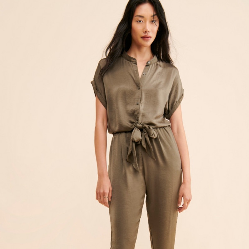 Cascade Cropped Jumpsuit