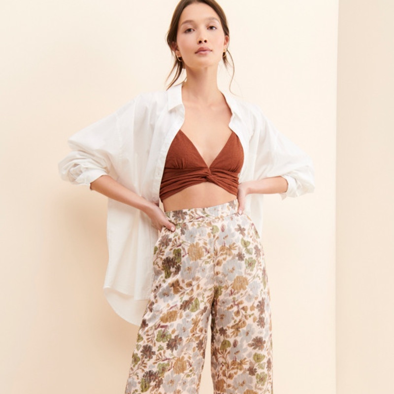Floral Wide Pants