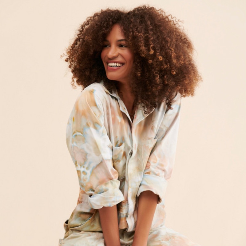 Tie-Dye Straight Leg Coveralls