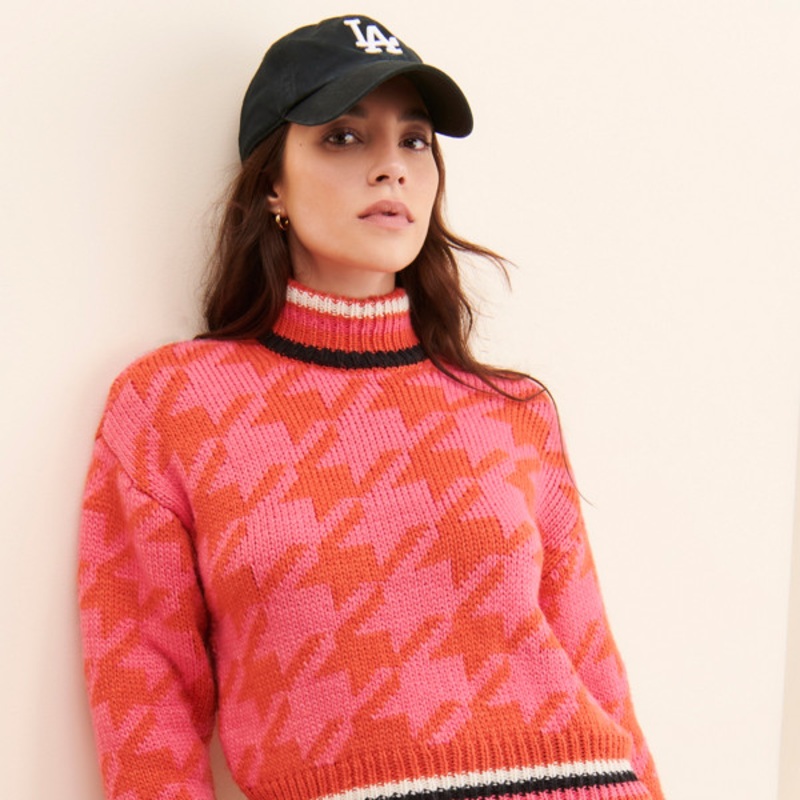 Alecia High Neck Sweater