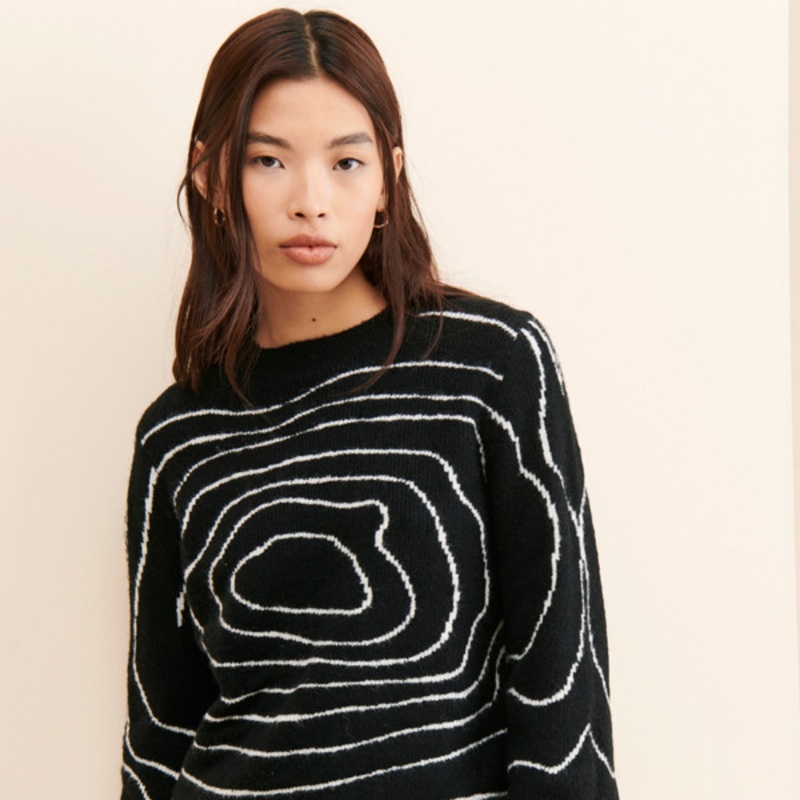 Traverse Wave Knit Sweater